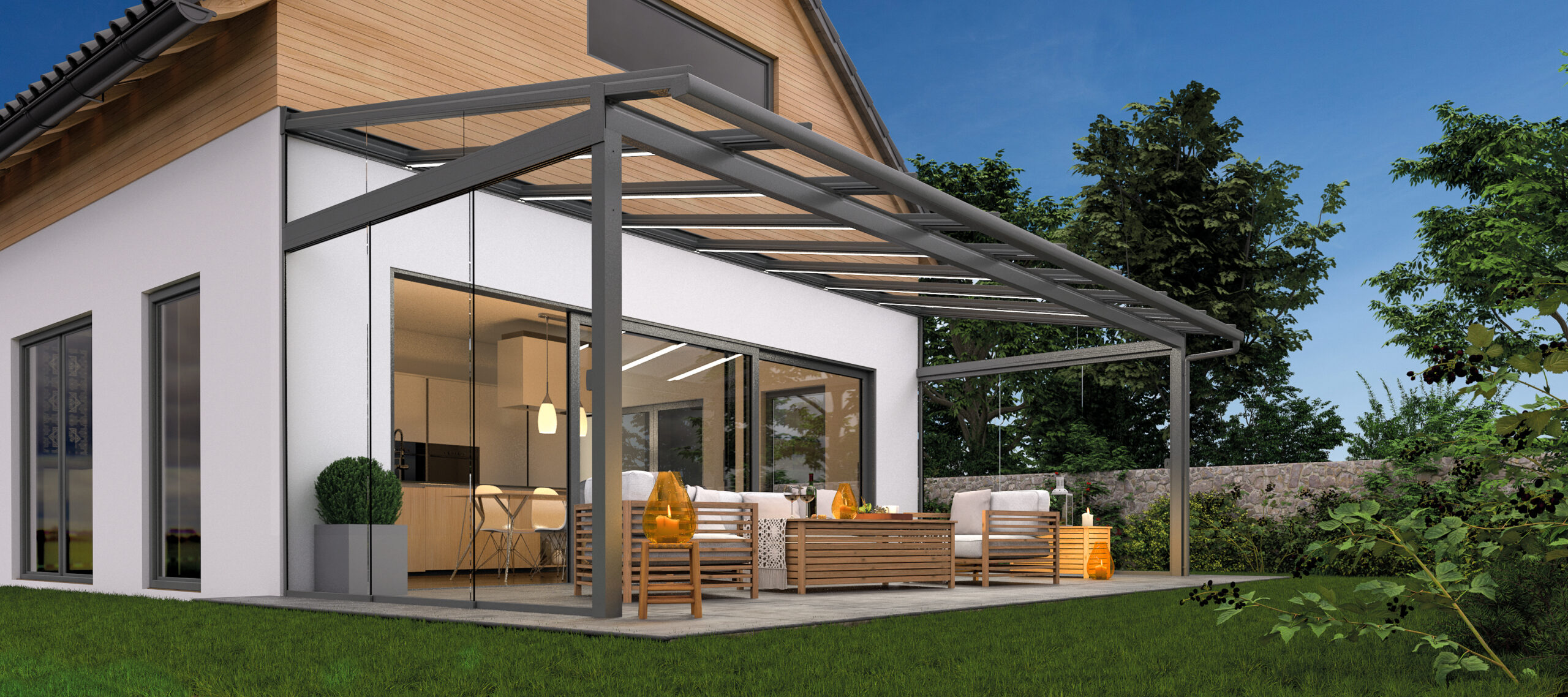 TerraSign Elegance mit Glide Schiebetüren